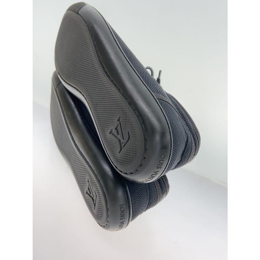 LOUIS VUITTON◆ローカットスニーカー/24.5cm/ブラック/ナイロン/MS0151/ルイヴィトン