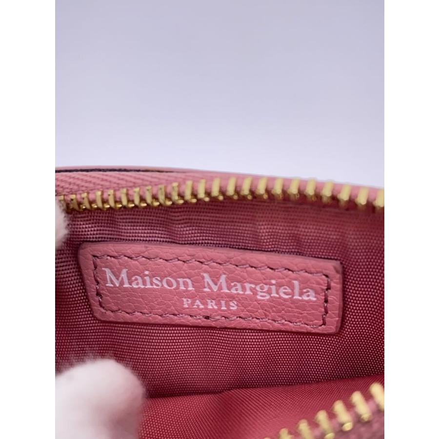 MaisonMargiela ピンクレザーケース Maison Margiela◇フラグメントケース/カードケース/レザー/ピンク