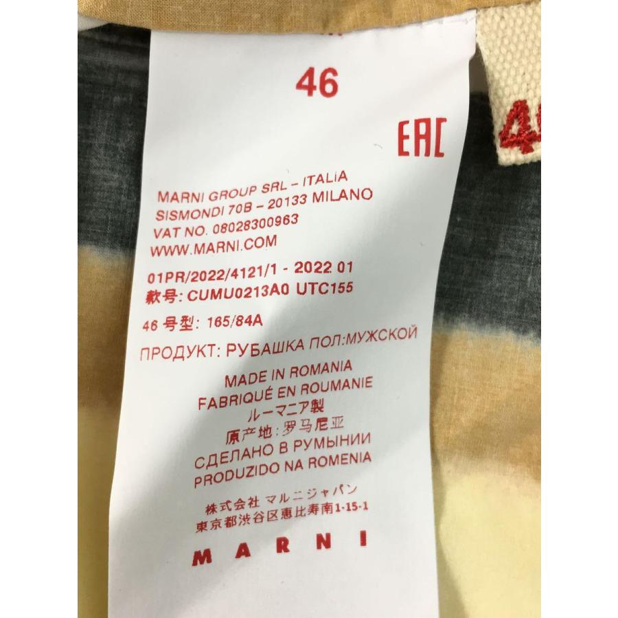 MARNI◆アロハシャツ/46/コットン/マルチカラー/ストライプ/CUMU0213A0/21ss｜ssol-shopping｜05