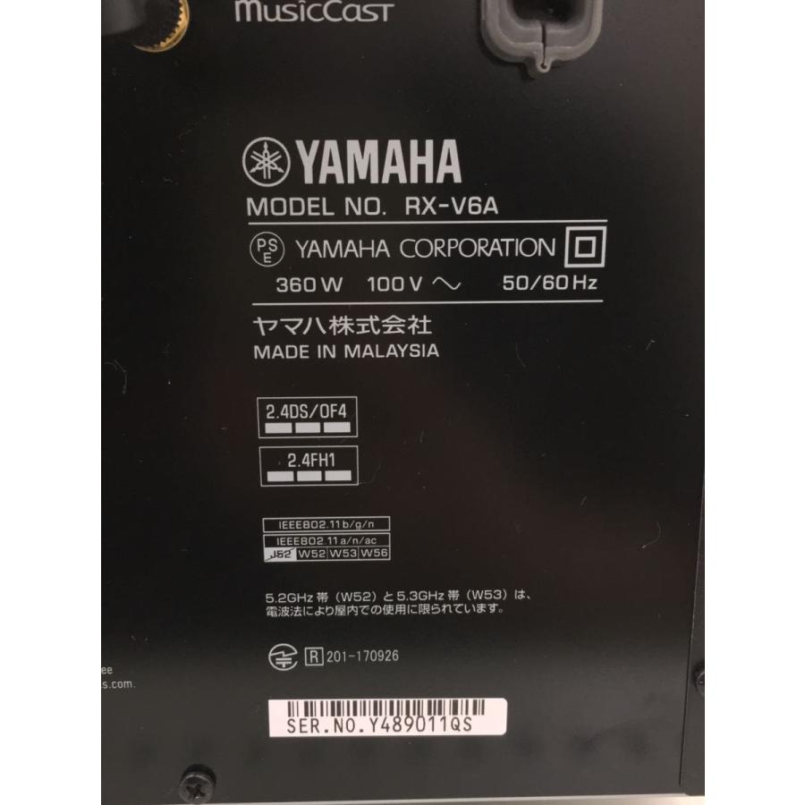 YAMAHA◆YAMAHA/ヤマハ/アンプ/AVレシーバー/RX-V6A｜ssol-shopping｜07