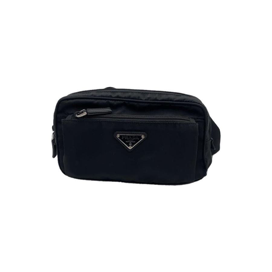 PRADA◇ウエストバッグ/ナイロン/BLK/無地 : セカンドストリートYahoo