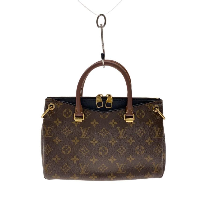 LOUIS VUITTON◇パラスBB_モノグラム・キャンバス_ノワール/PVC/BRW