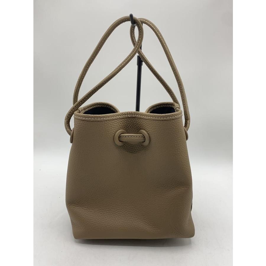 未使用VASIC レザー ハンドバッグ VASIC◇ハンドバッグ/レザー/BEG/無地// : セカンドストリートYahoo!店