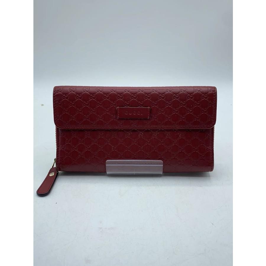 GUCCI◇長財布_マイクログッチシマ/レザー/レディース// : セカンド