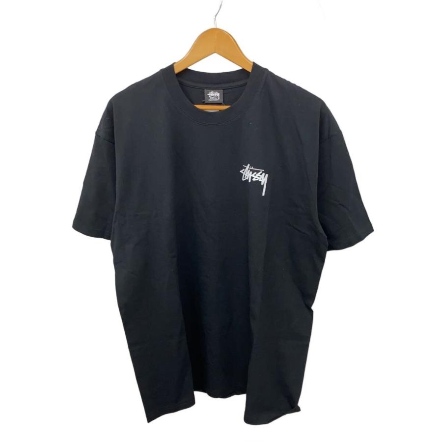 STUSSY◇Tシャツ/L/コットン/BLK/1904862 : セカンドストリートYahoo