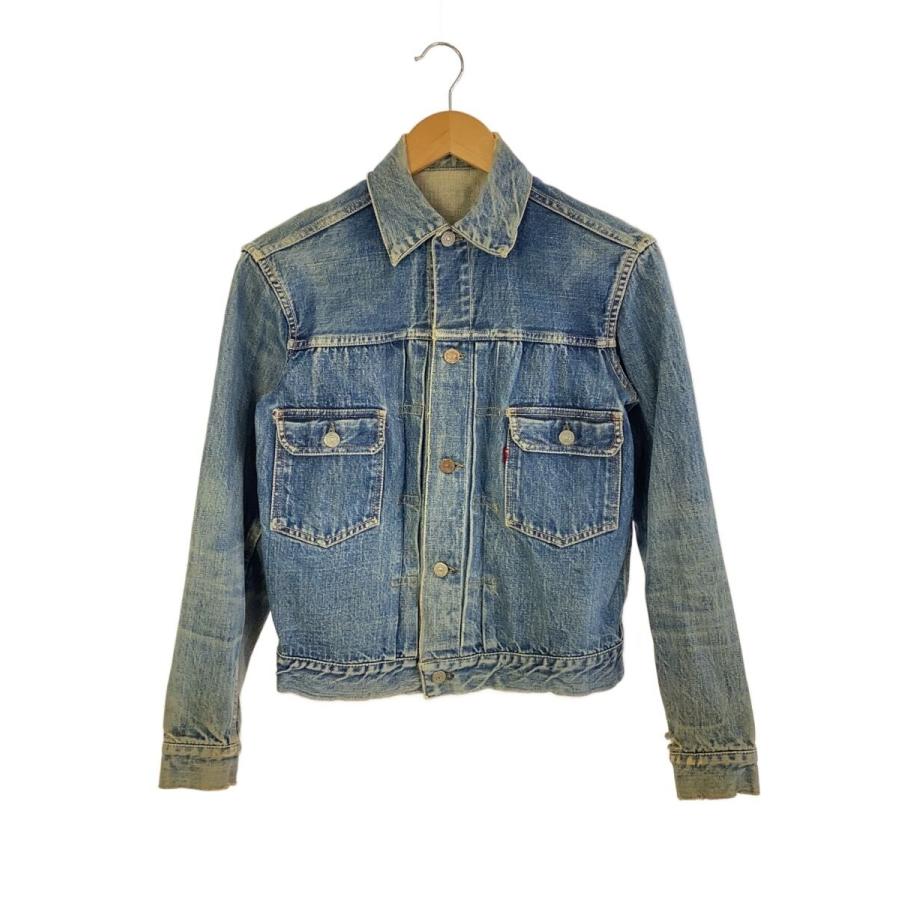 【最終価格】Levi's 507xx 2nd レザーパッチ期 50s Levi's◇50s/VT/507/XX/2nd/革パッチ期/実寸36位/デニム/IDG/片面タブ