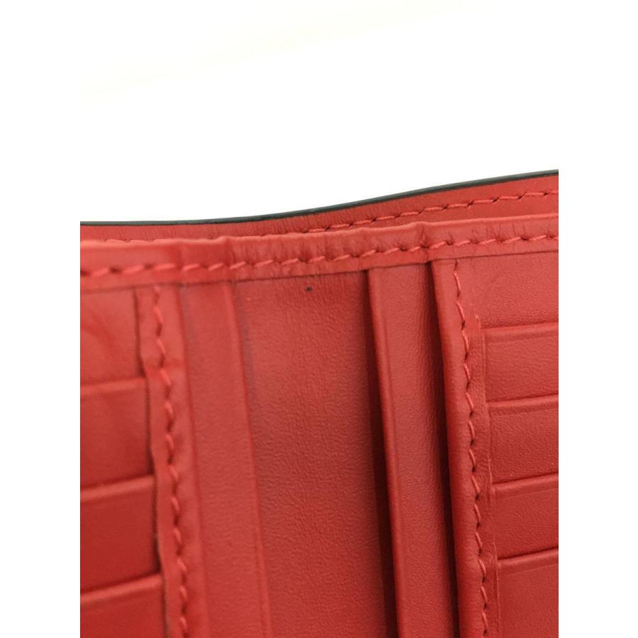 Christian Louboutin◆クリスチャンルブタン/Coolcard Logo Wallet/2つ折り財布/レザー/レッド/ブラック｜ssol-shopping｜09