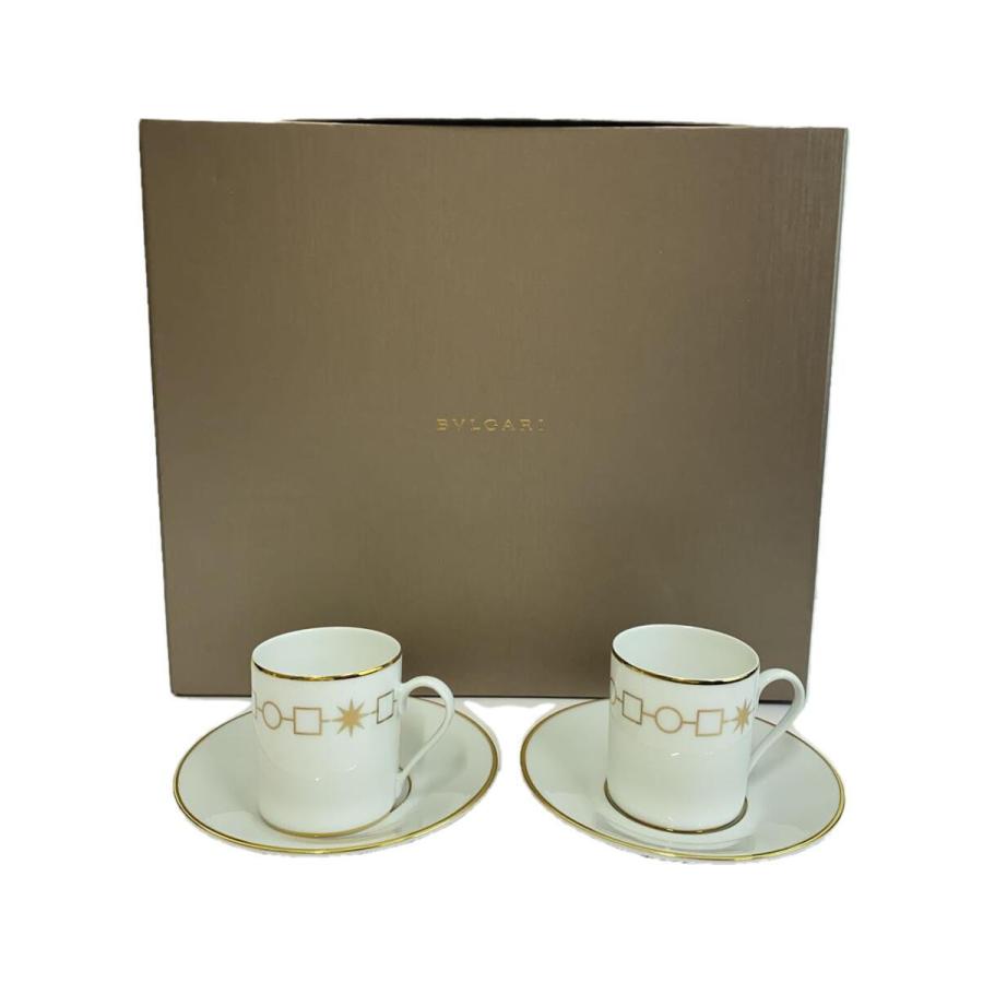 BVLGARI◇ブルガリ/LIMOGES/リモージュ/カップ&ソーサー/ペア/2点 