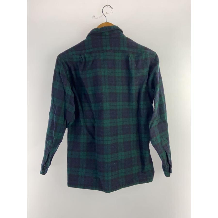 PENDLETON◇ペンドルトン/70s/長袖シャツ/M/ウール/グリーン/緑 PENDLETON◇ペンドルトン/70s/長袖シャツ/M/ウール/グリーン/緑