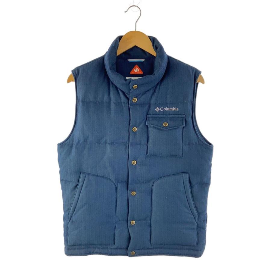 Columbia◇コロンビア/ダウンベスト/M/ポリエステル/NVY/215PM1744