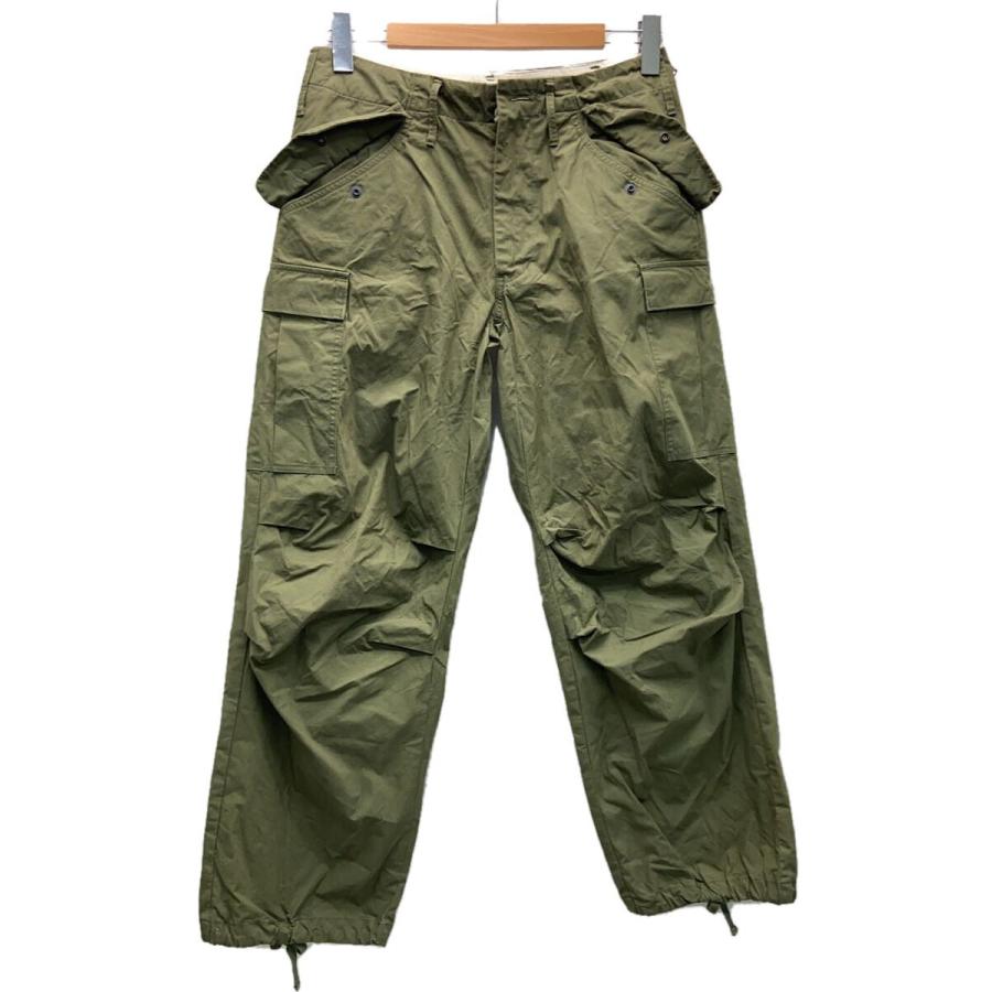 YAECA◇カーゴパンツ/--/コットン/KHK/無地/28603/ボタン欠品