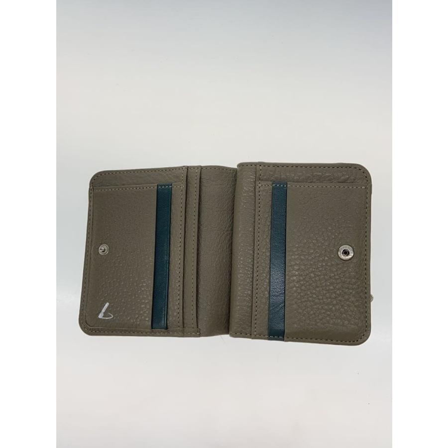 土屋鞄◇2つ折り財布/レザー/GRY/レディース : セカンドストリート