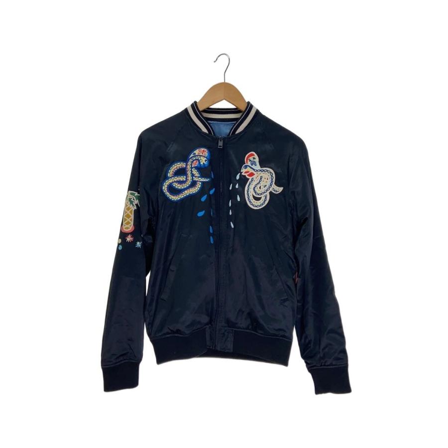 Diesel スカジャン　メンズ　ユニセックス DIESEL◇スカジャン/S/コットン/BLK : セカンドストリートYahoo!店