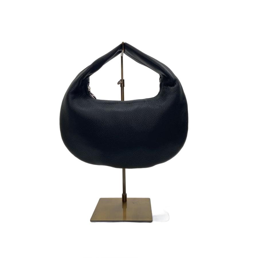 Aeta◇ハンドバッグ/レザー/BLK/round one shoulder s// : セカンド