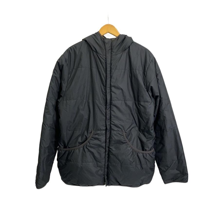 STUSSY◇ダウンジャケット/--/ポリエステル/BLK/無地 : セカンド