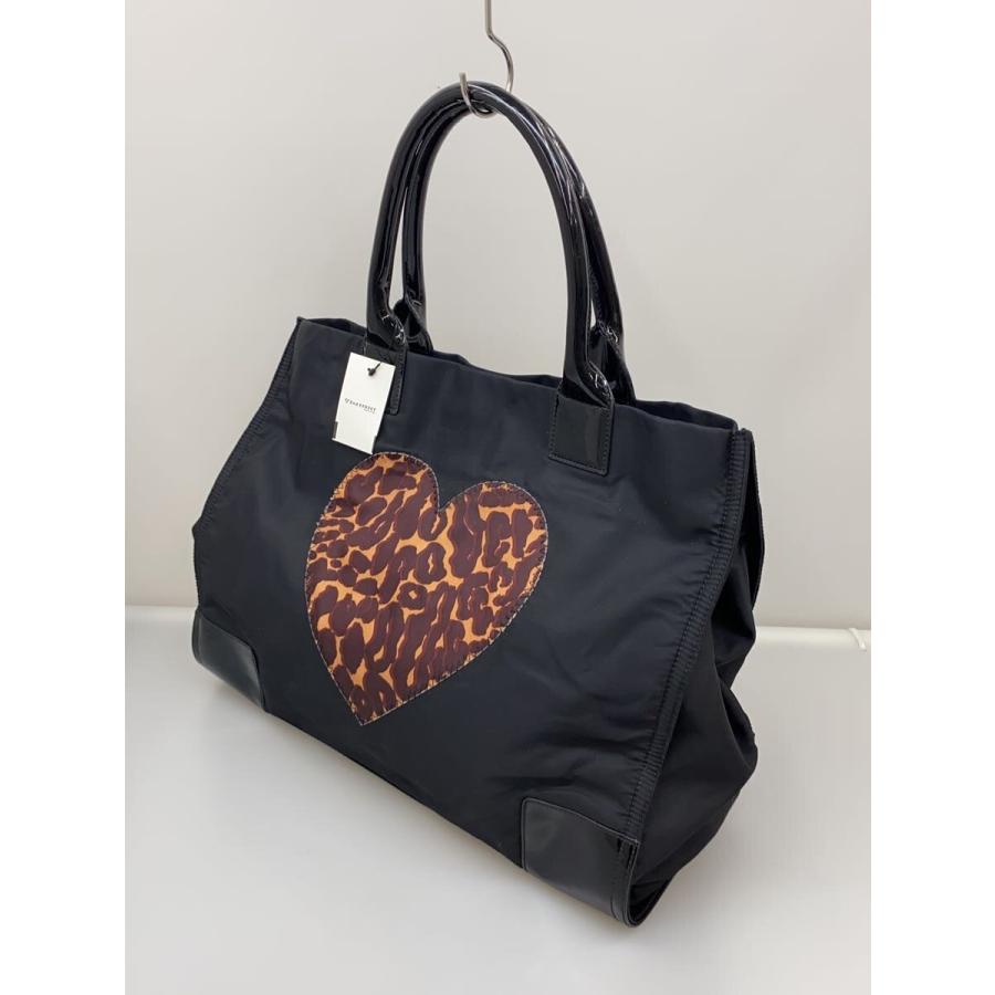 【新品】Tory Burch ブラック ナイロントートバッグ　タグ付き 新品】Tory Burch ブラック ナイロントートバッグ タグ付き ブラック