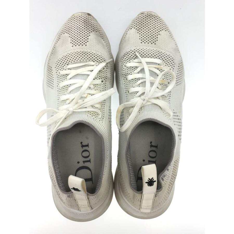 Dior HOMME◇18年モデル/メッシュソックススニーカー/WHT/B21/汚れ