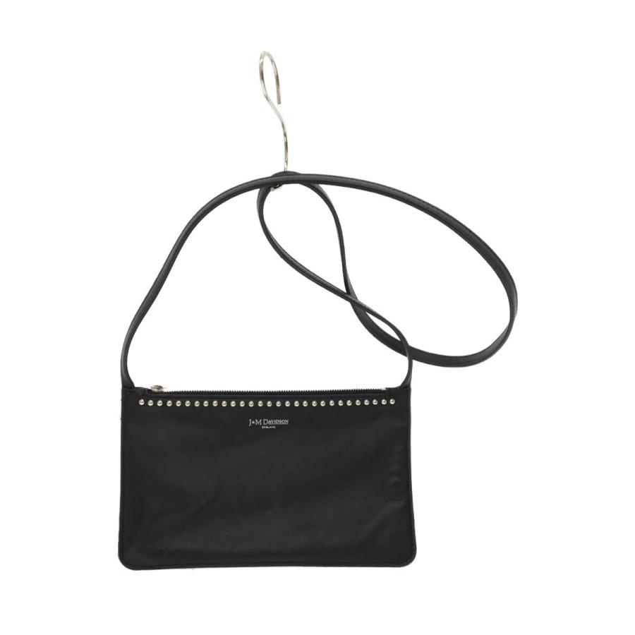 J&M DAVIDSON◇ショルダーバッグ/レザー/BLK/SIMPLE CROSSBODY 