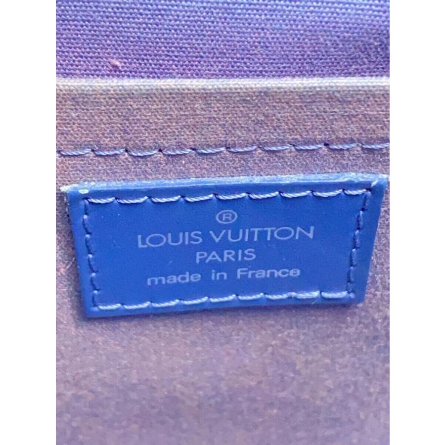 LOUIS VUITTON◇マンダラPM_エピ_BLK/レザー/BLU : セカンドストリート