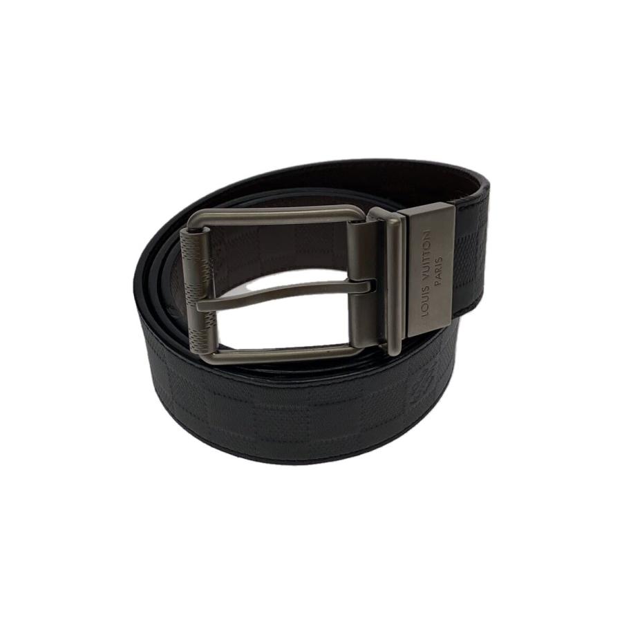 うみ極美品ルイヴィトン　ダミエアンフィニ　サンチュール　ダミエプリント LOUIS VUITTON◇サンチュール・ダミエプリント40MM_ダミエ・アンフィニ