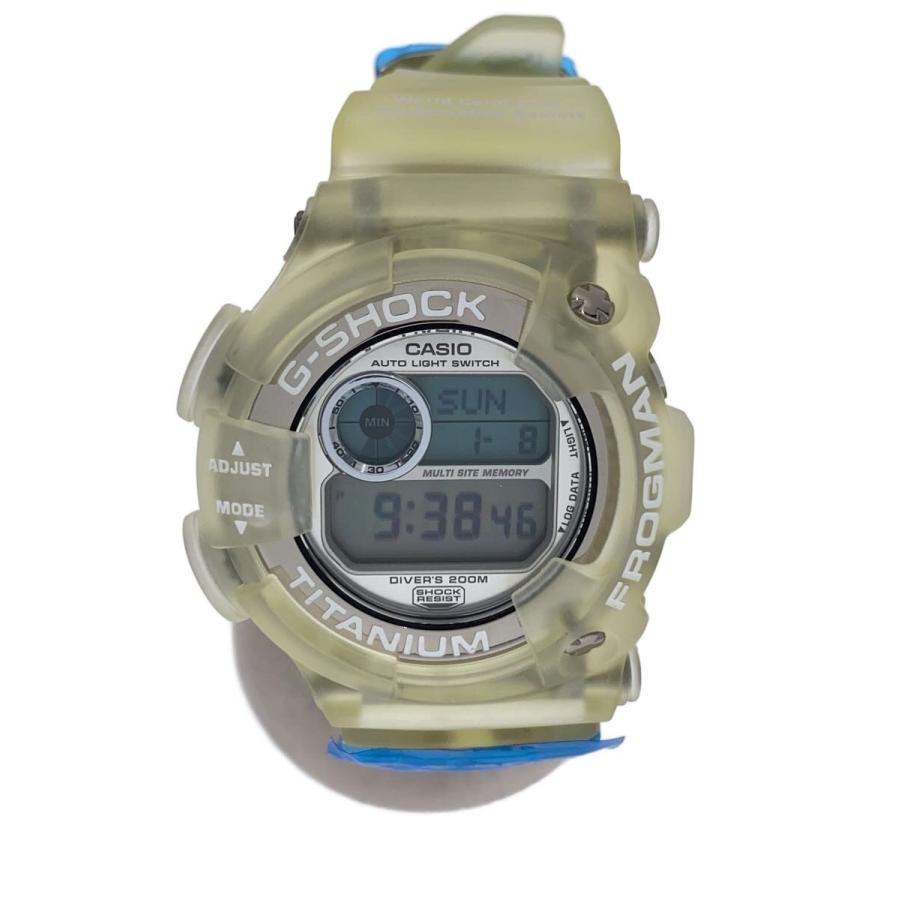 CASIO◇フロッグマン/W.C.C.S/クォーツ腕時計/アナログ/SLV/YLW/DW