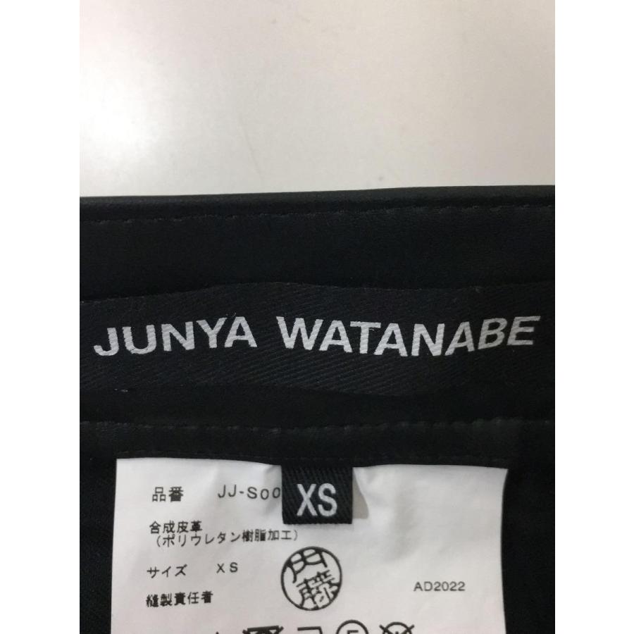 JUNYA WATANABE COMME des GARCONS◇ロングスカート/XS/フェイクレザー