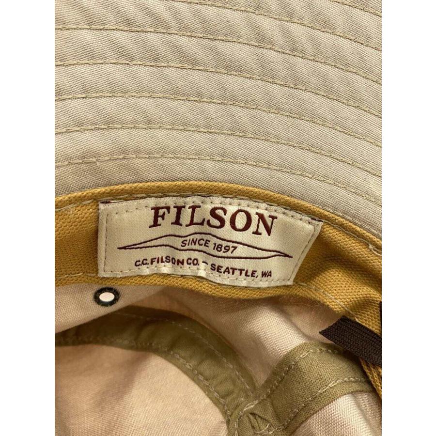 FILSON◆バケットハット/L/コットン/BEG/無地/メンズ｜ssol-shopping｜05