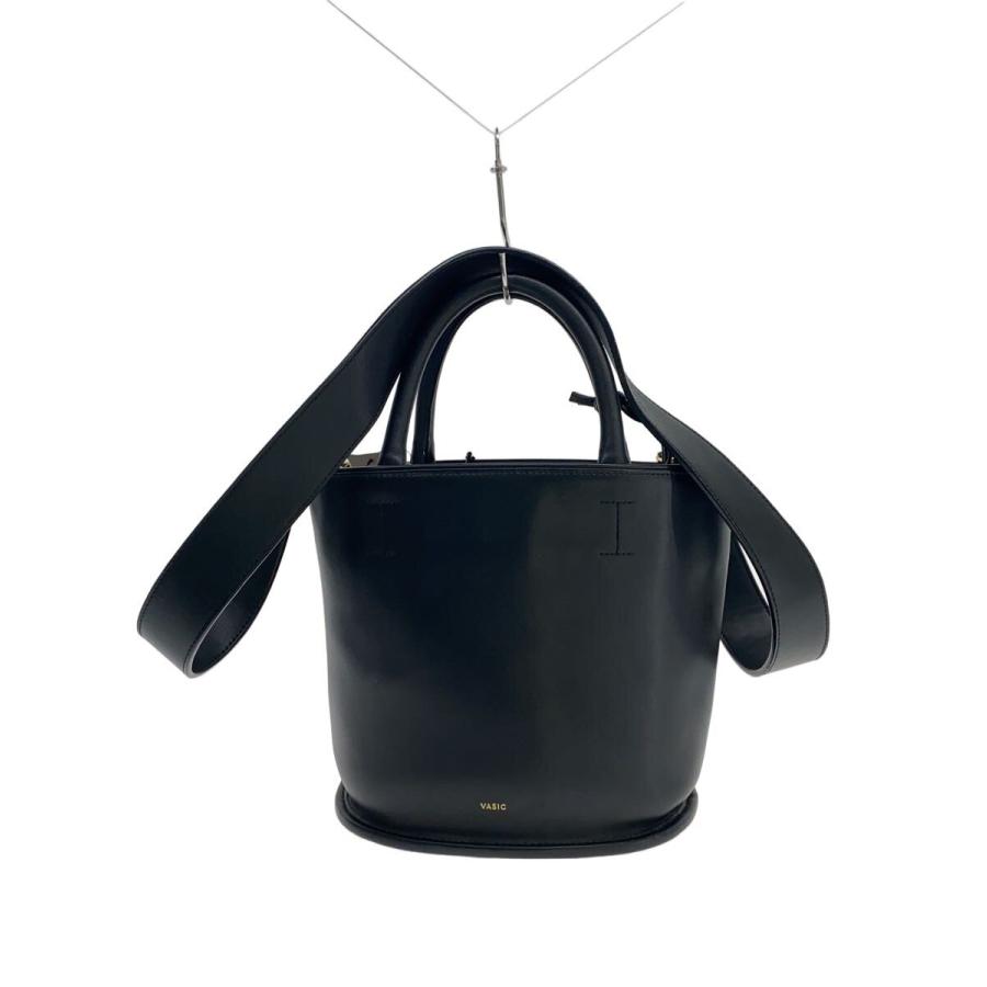 VASIC◇ショルダーバッグ/レザー/BLK : セカンドストリートYahoo!店