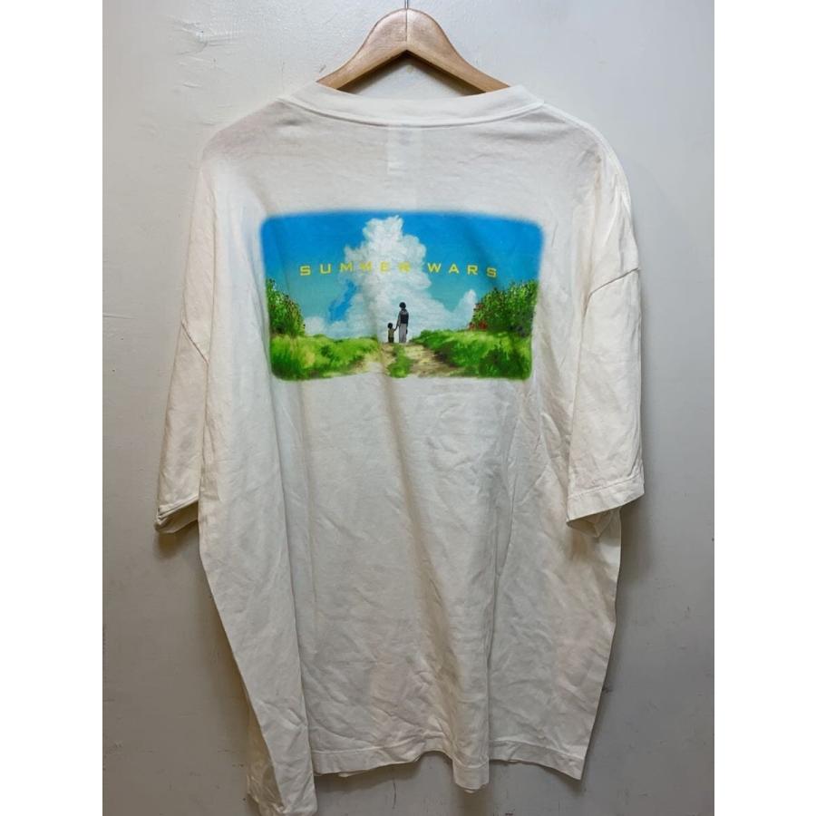 SAINT MICHAEL◇×サマーウォーズ/Tシャツ/XXL/コットン/WHT : セカンド 