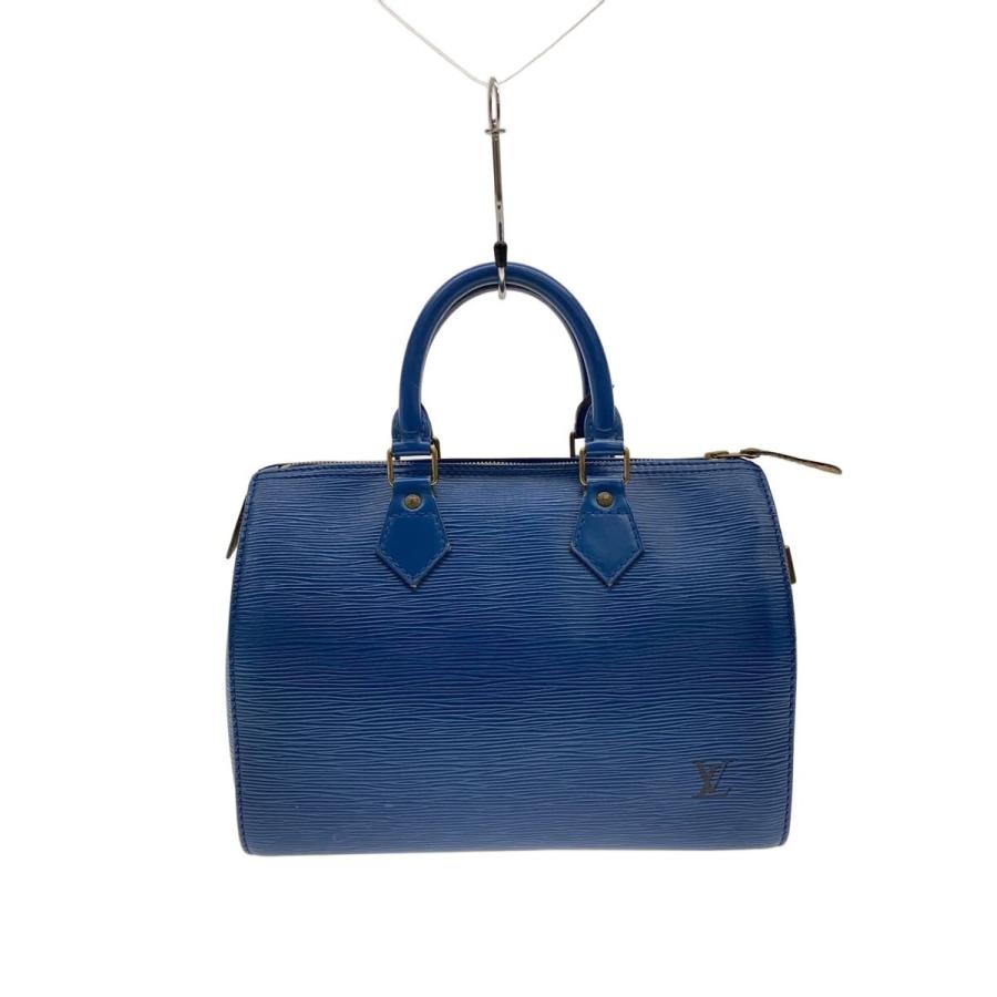 LOUIS VUITTON スピーディ  エピ LOUIS VUITTON◇スピーディ25_エピ/レザー/BLU : セカンドストリート