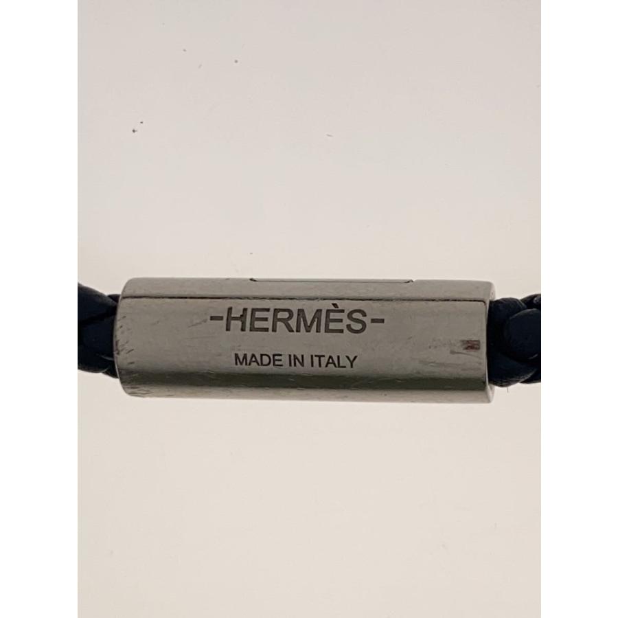 HERMES◇ブレスレット/レザー/ブラック/メンズ// : セカンドストリート