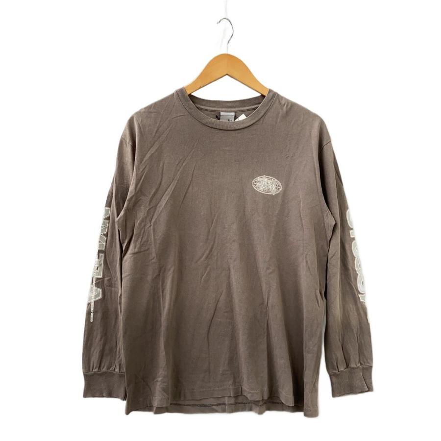 STUSSY◇長袖Tシャツ/M/コットン/GRY// : セカンドストリートYahoo!店