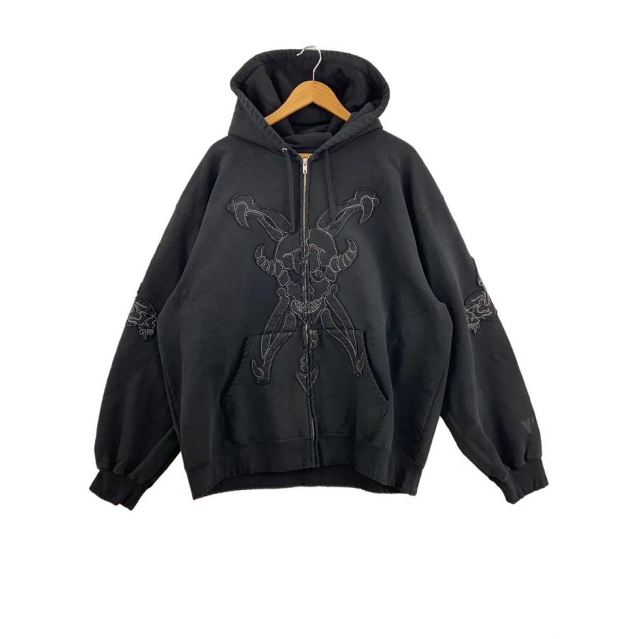 Supreme◇ジップパーカー/XXL/コットン/ブラック/25AW/Ys Zip Up