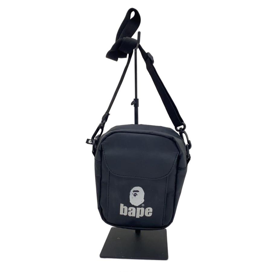 A BATHING APE◇ショルダーバッグ/PVC/BLK/001GDI701005H : セカンド