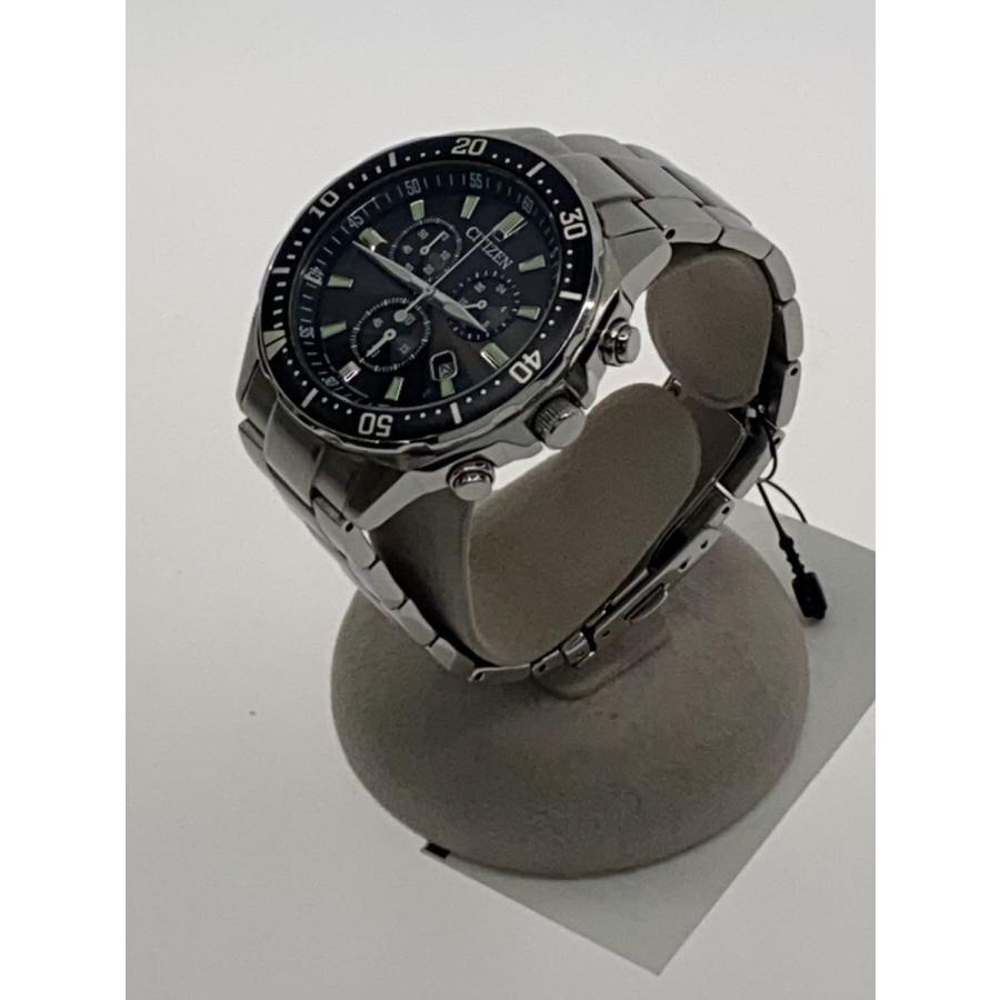 美品 シチズン H500-S064538 ブラック ソーラー メンズ CITIZEN◇ソーラー腕時計/アナログ/ステンレス/BLK/H500-S064538