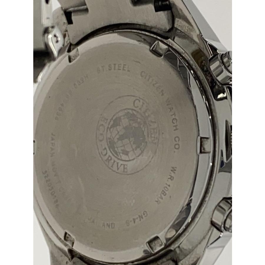 CITIZEN◇ソーラー腕時計/アナログ/ステンレス/BLK/H500-S064538
