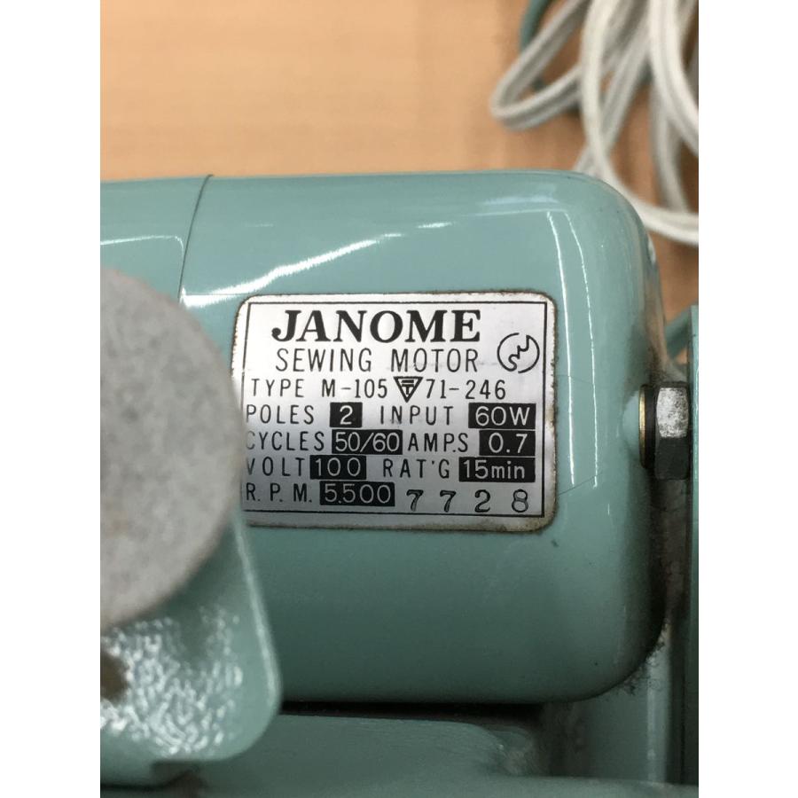 JANOME◆ミシン/ジャノメ/レトロ/アンティーク/ジャンク/ミントグリーン/足踏み式｜ssol-shopping｜05