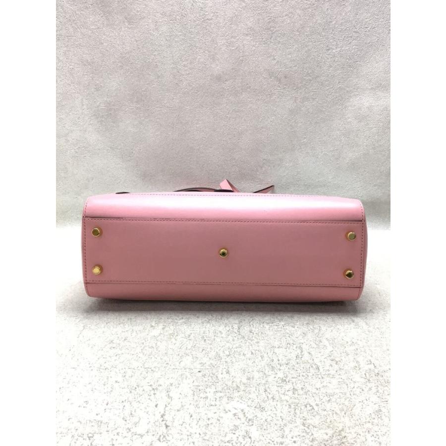 GUCCI◇GUCCI/グッチ/ショルダーバッグ/レザー/ピンク/無地/649016