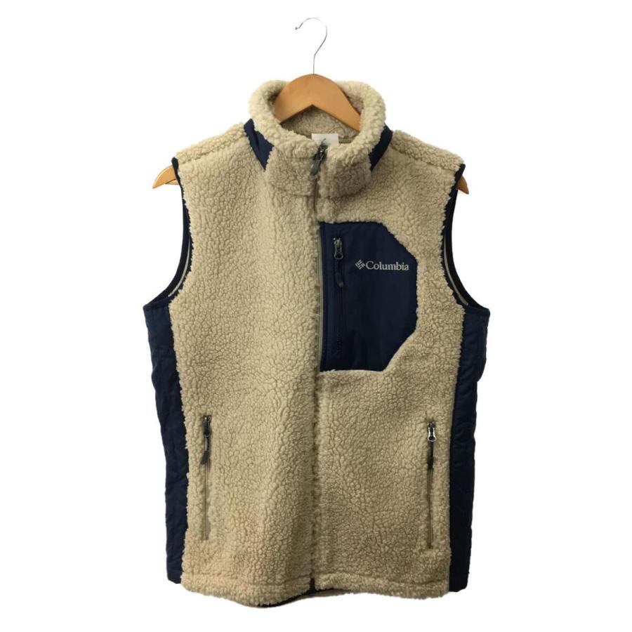 Columbia フリースベスト/M/ポリエステル/CRM/PM3744/コロンビア/クリーム 2339132264492セカンド