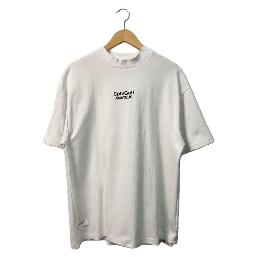 キャプテンズヘルムゴルフ　Tシャツ Mサイズ ホワイト　メンズ キャプテンズヘルムゴルフTシャツ Mサイズ ホワイトメンズ