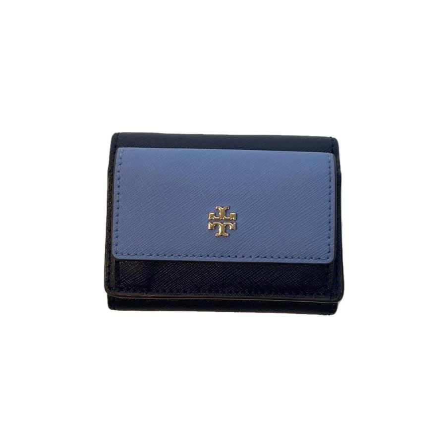 TORY BURCH トリーバーチ 三つ折り財布 ネイビー コンパクトウォレット TORY BURCH◇3つ折り財布/--/NVY/レディース/トリーバーチ/ネイビー/紺