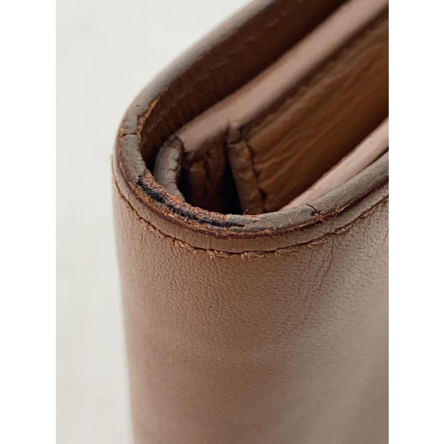 Paul Smith◇2つ折り財布/レザー/BRW/無地/メンズ/ポールスミス