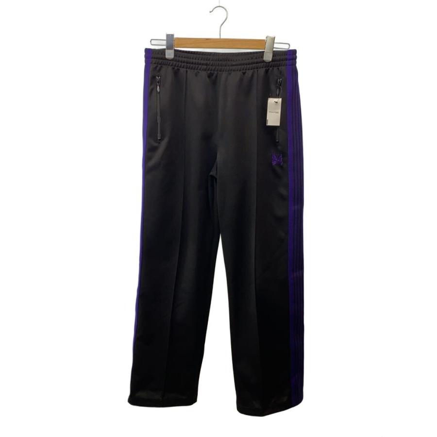 Needles 22ss ストレートトラックパンツ Mサイズ Needles◇ストレートパンツ/M/ポリエステル/BLK/NS1622/BEAVER別注