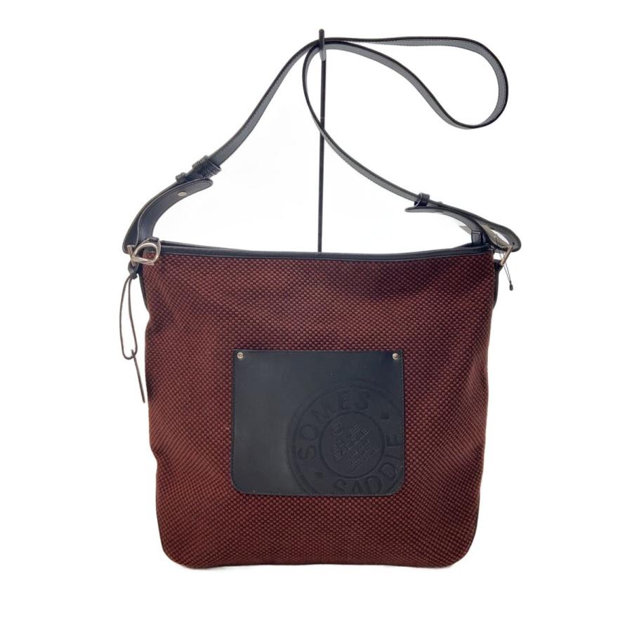 SOMES SADDLE◇ショルダーバッグ/ソメスサドル/BRD/ワイン/ボルドー