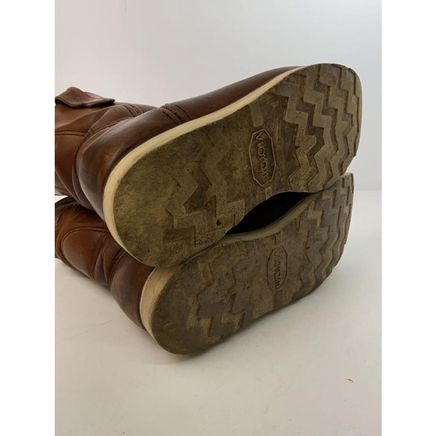 RED WING◇ペコスブーツ/US7/レッドウィング/25cm/BRW/レザー/866