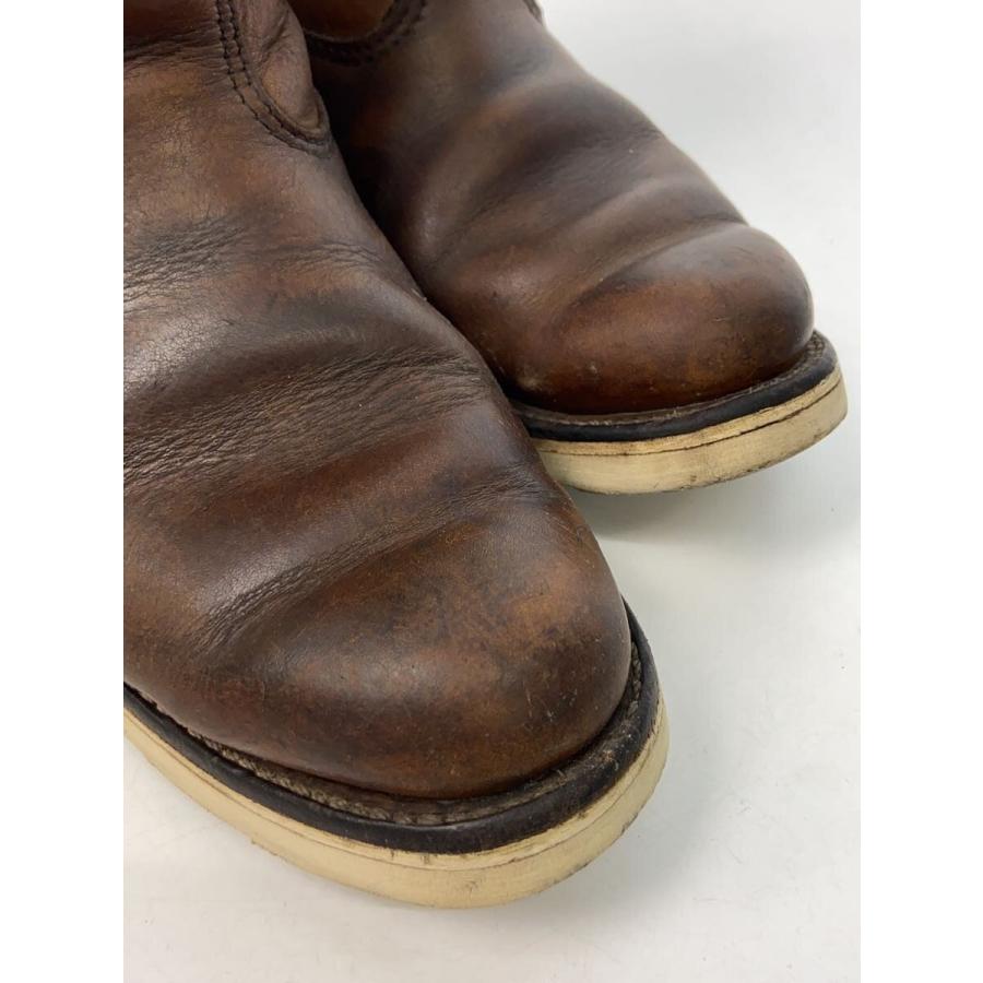 RED WING◇ペコスブーツ/US7/レッドウィング/25cm/BRW/レザー/866