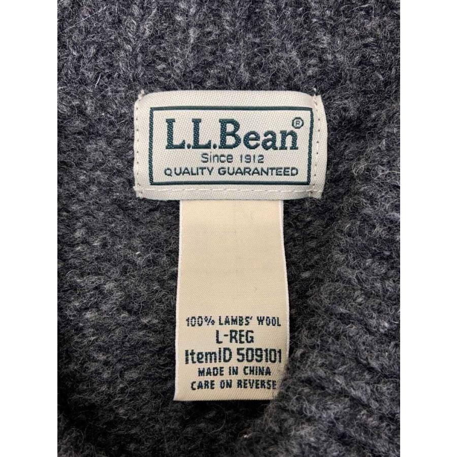 L.L.Bean◇ニット・セーター(厚手)/L/エルエルビーン/グレー/ウール