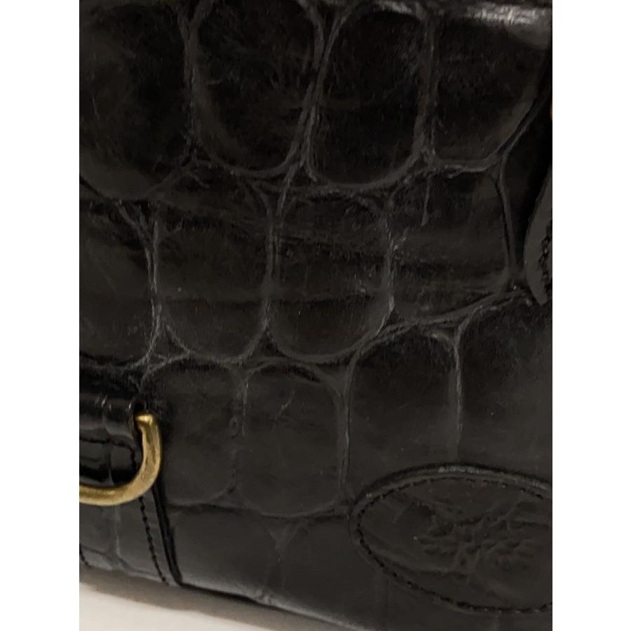 MULBERRY◇ショルダーバッグ/レザー/BLK/ブラック/黒/マルベリー