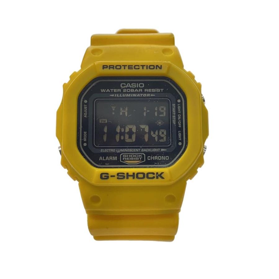 CASIO◇クォーツ腕時計・G-SHOCK/デジタルカシオ/イエロー/黄色/YLW