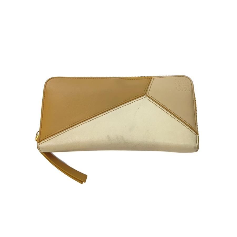 LOEWE◇長財布/レザー/ロエベ/ベージュ/BEG/// : セカンドストリート 
